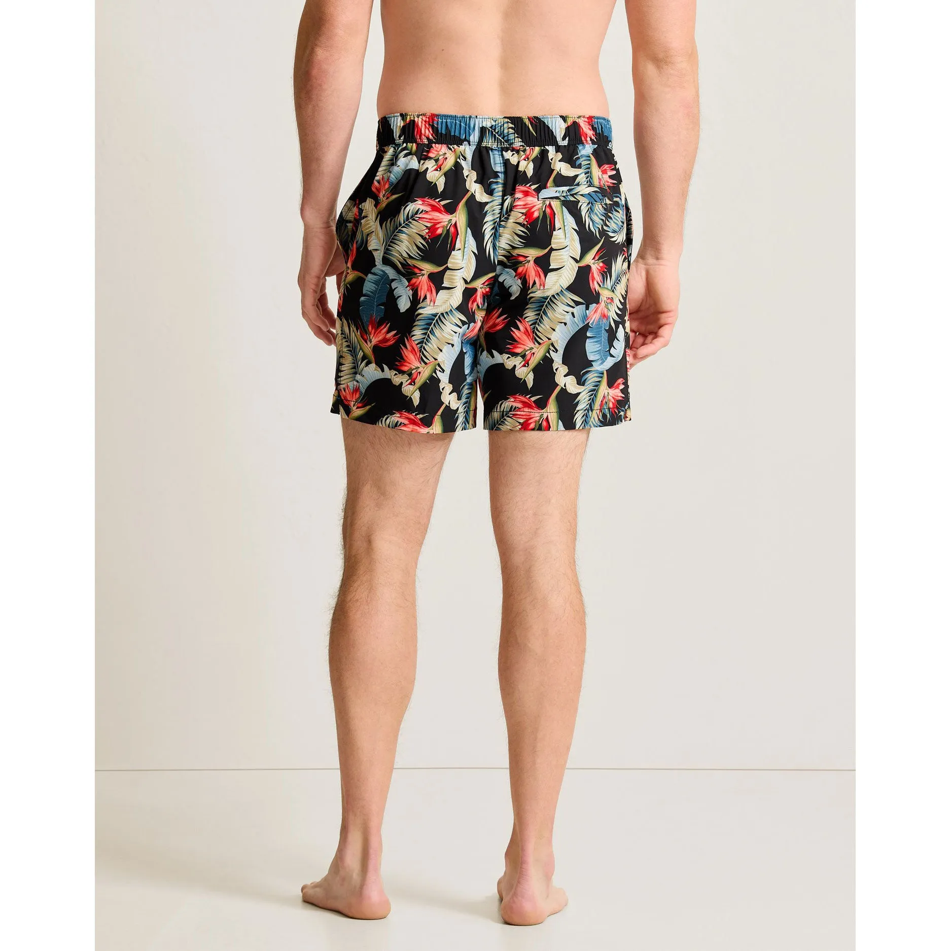 Tommy Bahama Men's 6-Inch Amalfi Coast Paradiso Sands Swim Trunks - Black