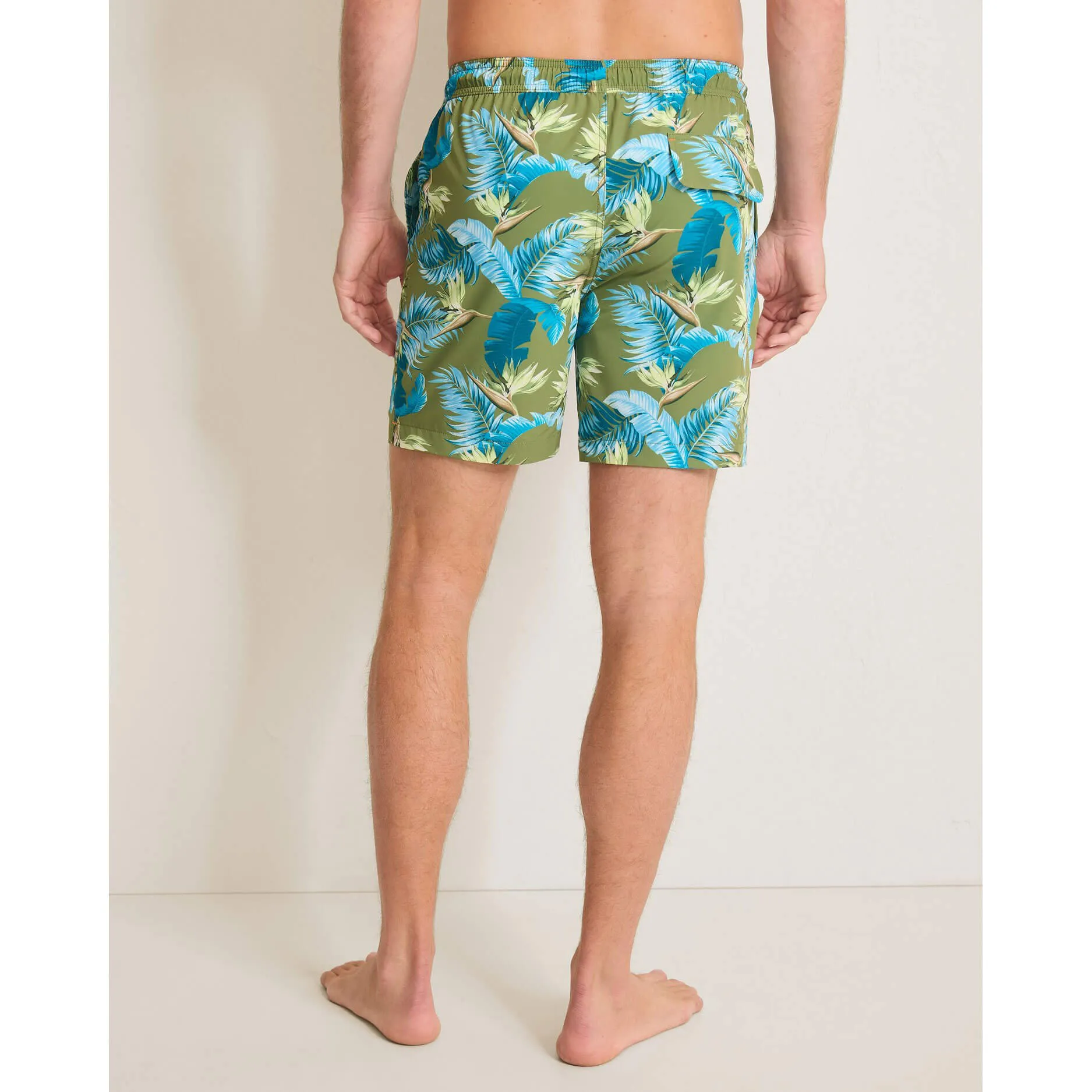 Tommy Bahama Men's 6-Inch Naples Paradiso Sands Swim Trunks - Palm Green