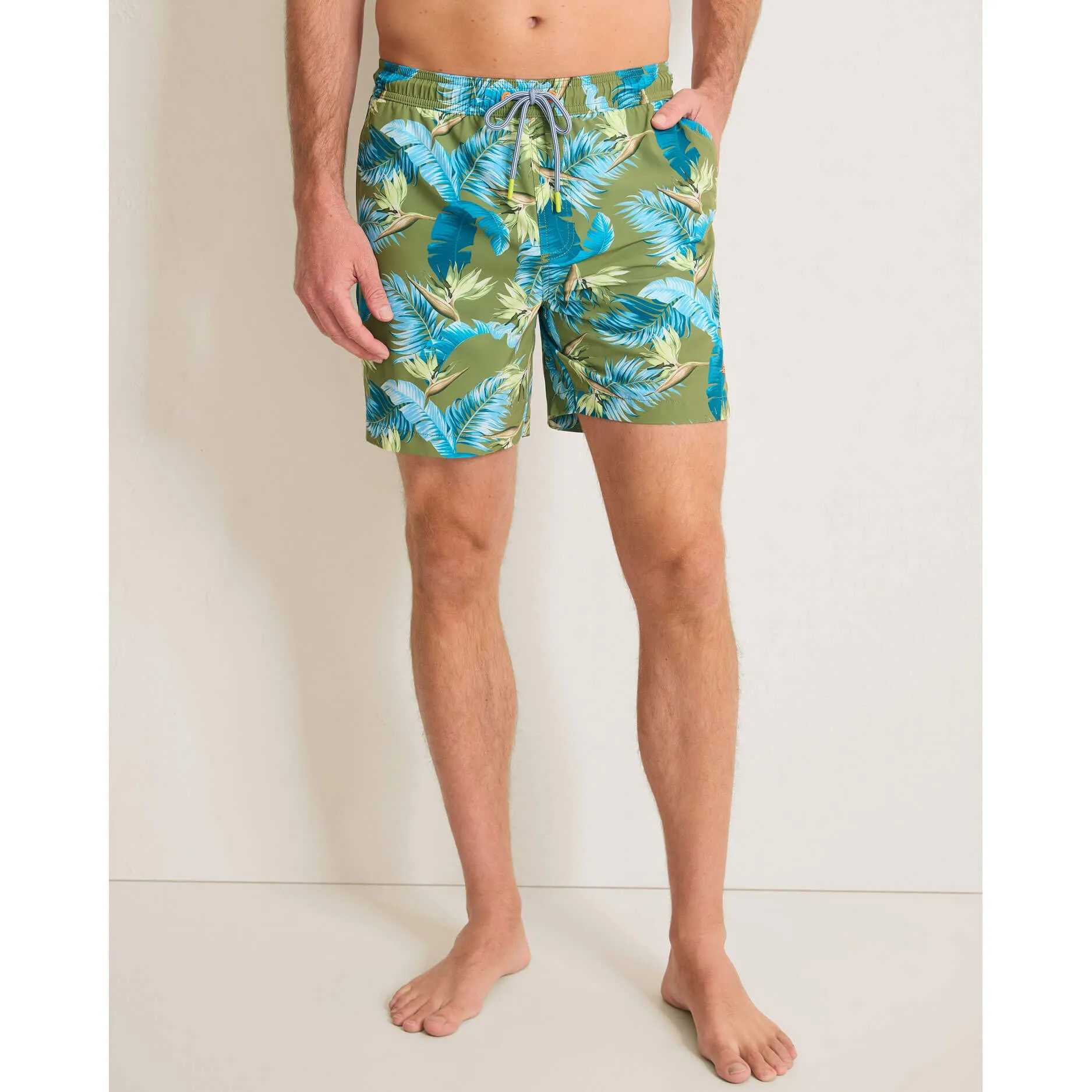 Tommy Bahama Men's 6-Inch Naples Paradiso Sands Swim Trunks - Palm Green
