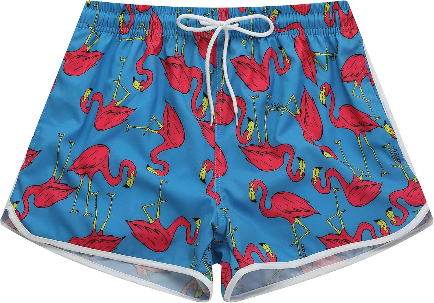 Womens Swim Shorts Floral Board Shorts Stretch Swim Bottom Beach Swimwear